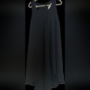 HALARA Black High Low Dress